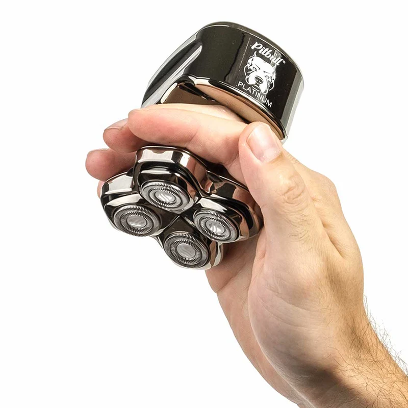 Skull Shaver Pitbull Platinum PRO PX5 with Bonus Blade