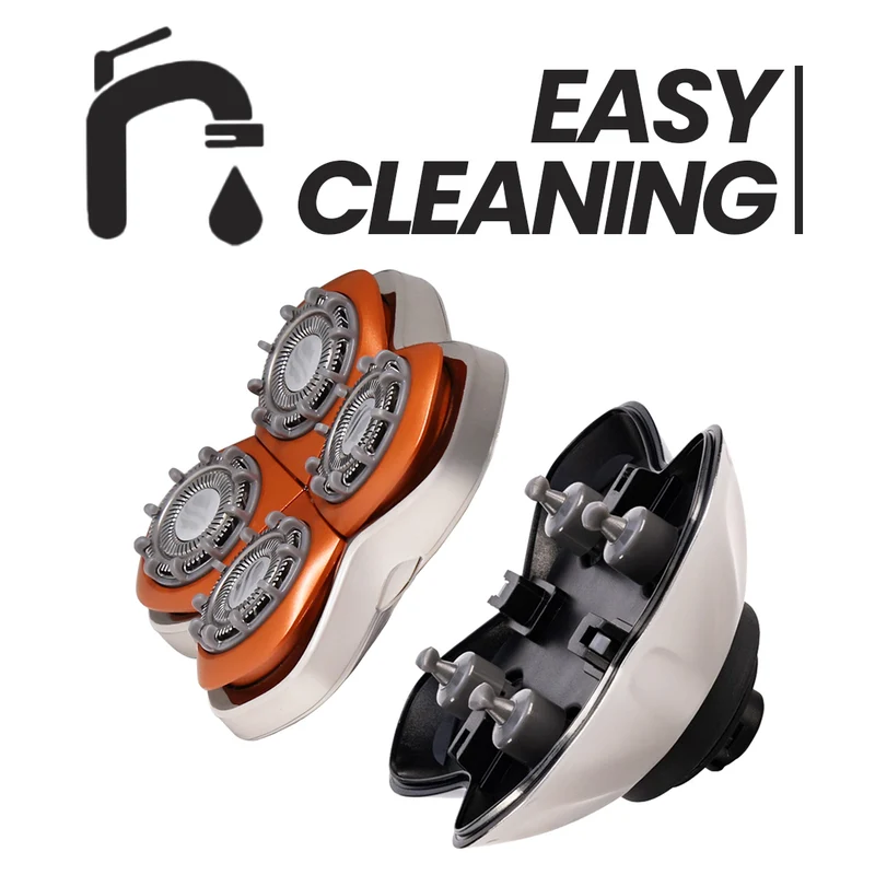 RuggedTM 4 Head Replacement Blade | For maintaining Stubble | Compatible with all Skull Shaver models