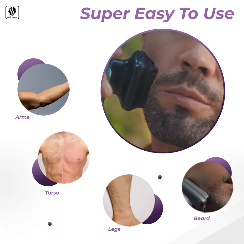 One Lion Silver PRO Foil shaver | Two foil options: Standard and Sensitive included