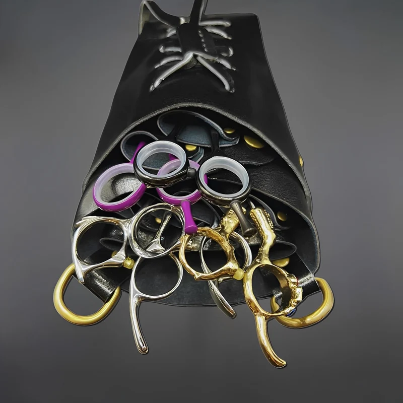 Étui en cuir à lacets croisés Juntetsu - 5 Professional