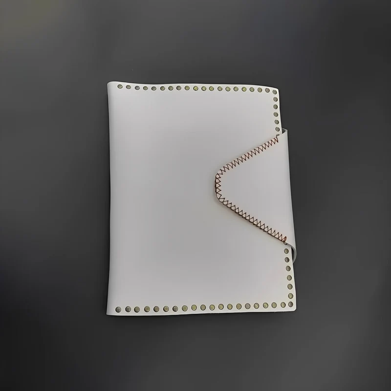 Étui à ciseaux en cuir blanc de qualité supérieure - 5 poches pour ciseaux