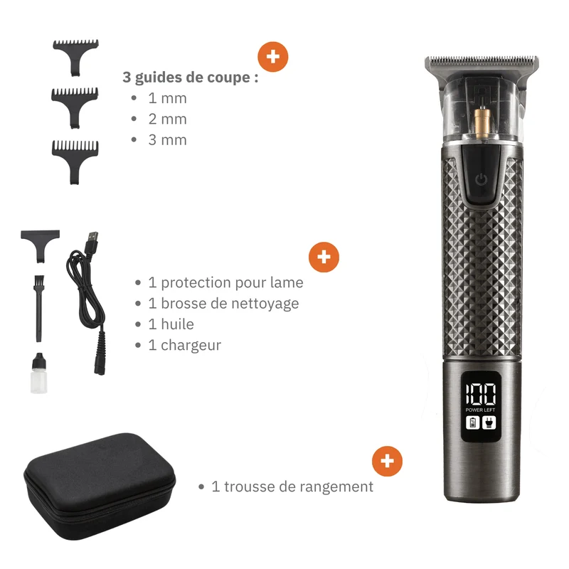Tondeuse digitale barbe, Diamant Travel