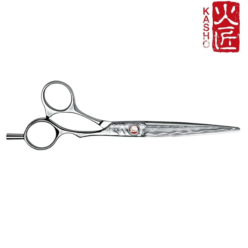 Kasho Ciseaux de coupe de cheveux décalés Damas