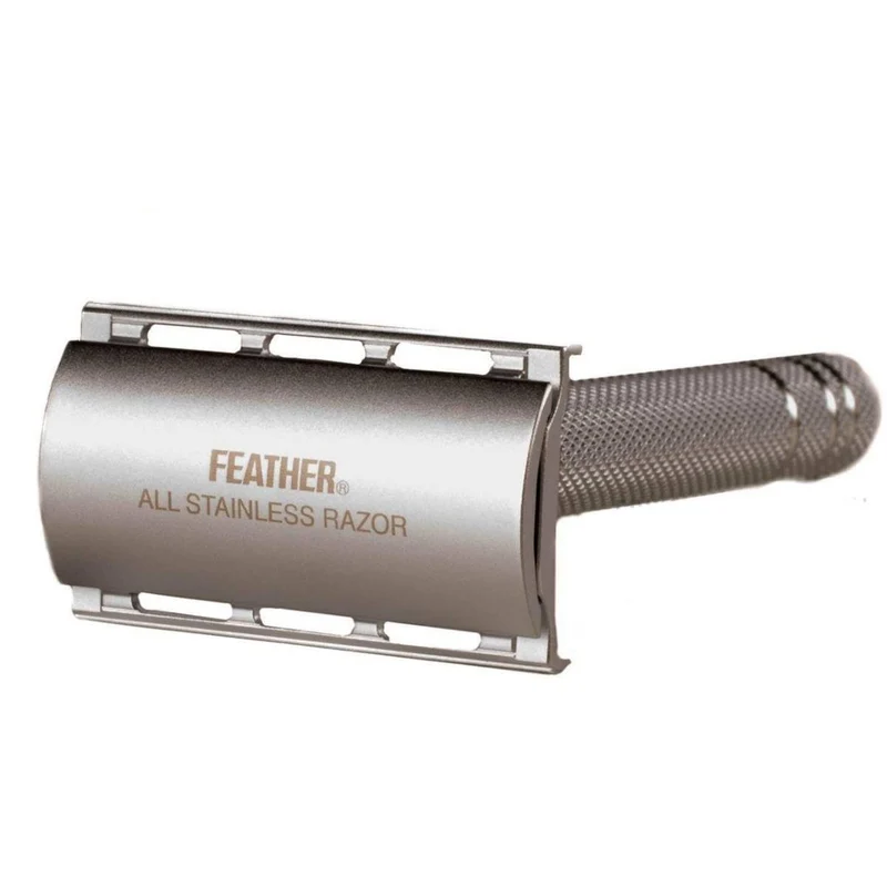 Feather Rasoir de sécurité en acier inoxydable AS-D2 : Rasoir de sécurité FEATHER Japon