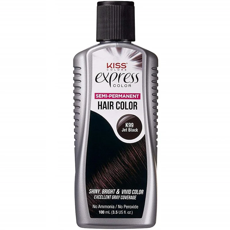 Kiss Express - Semi Permanent Hair Color BLACK (Noir)
