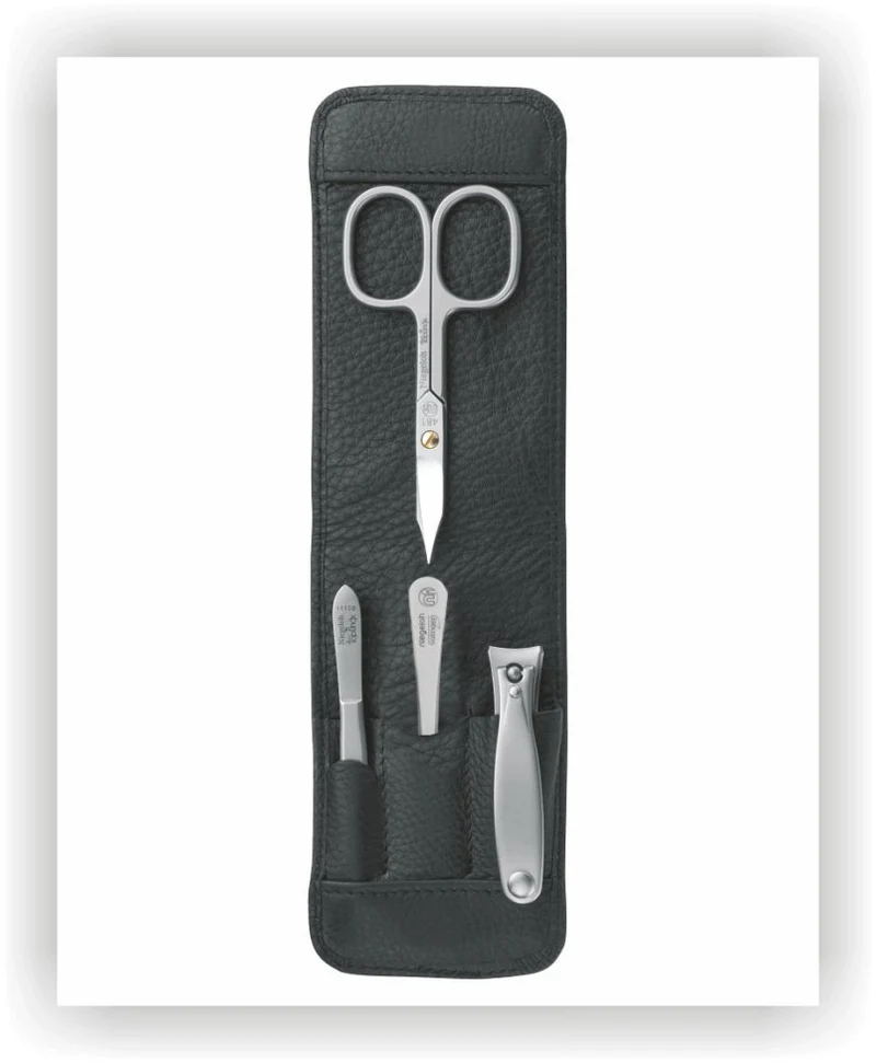Maniküre Set Imantado, schwarz, 4tlg.