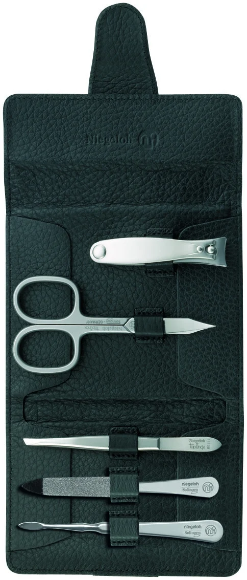 Maniküre Set Capri, schwarz, 5tlg.