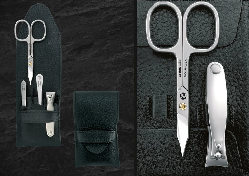 Maniküre Set Capri, schwarz, 4tlg.