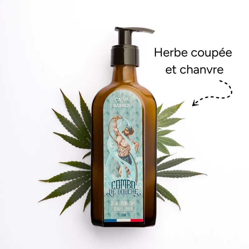 Gel douche barbe — Nettoyant barbe, visage & corps