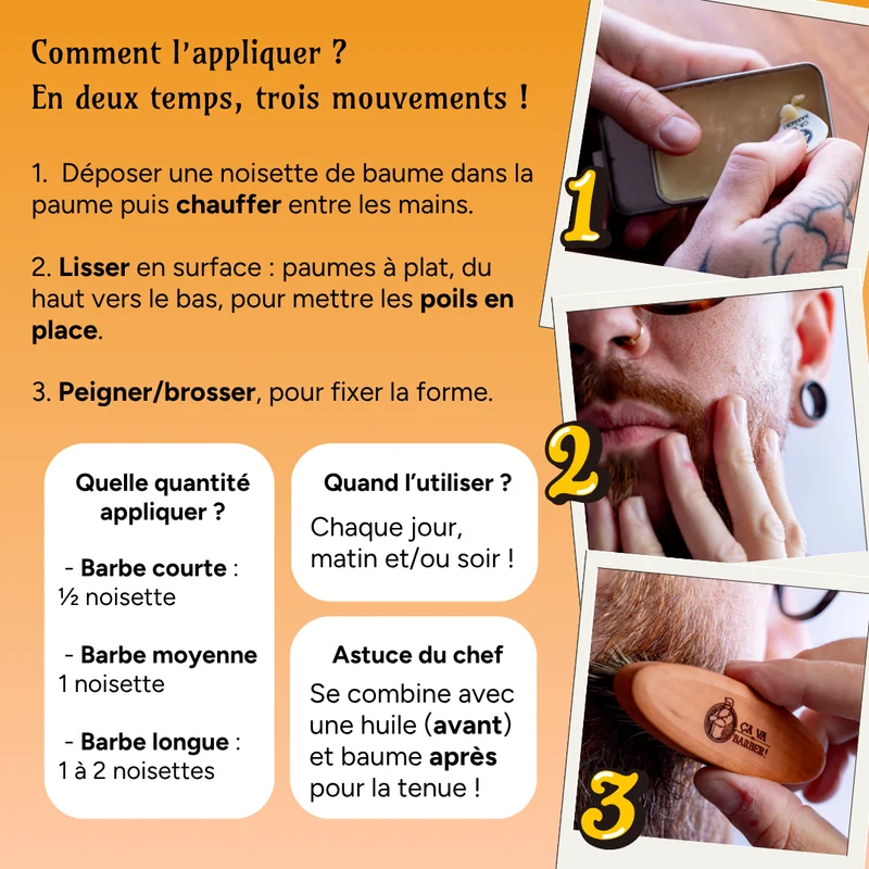 Baume à barbe - Sans Parfum - à la Régulière