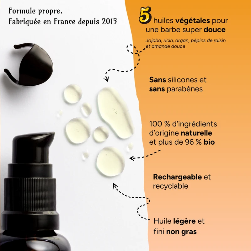 Pack découverte huiles pour barbe - 9 x 5 ml