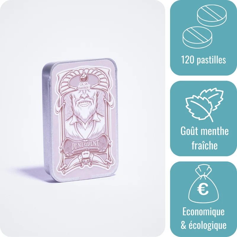 DENT & DENT – Le dentifrice solide à croquer