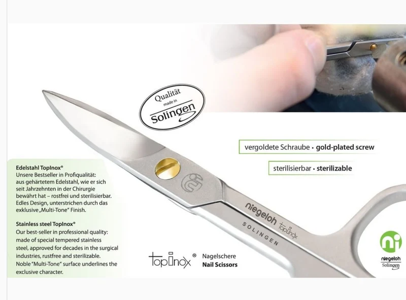 Nagelschere, Edelstahl rostfrei, topinox