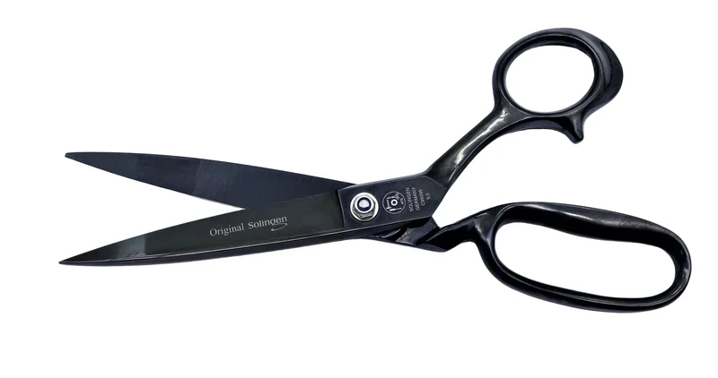 Black Edition Schneiderschere Textilschere Stoffschere Industrieschere, 24 cm 9,5" Zoll