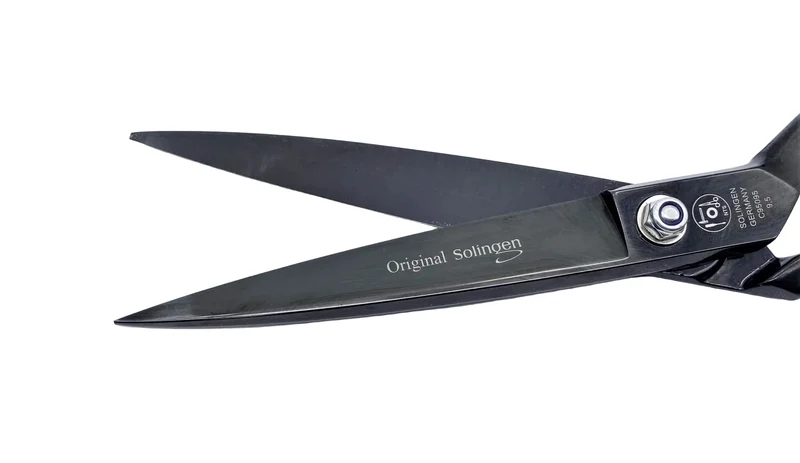 Black Edition Schneiderschere Textilschere Stoffschere Industrieschere, 24 cm 9,5" Zoll