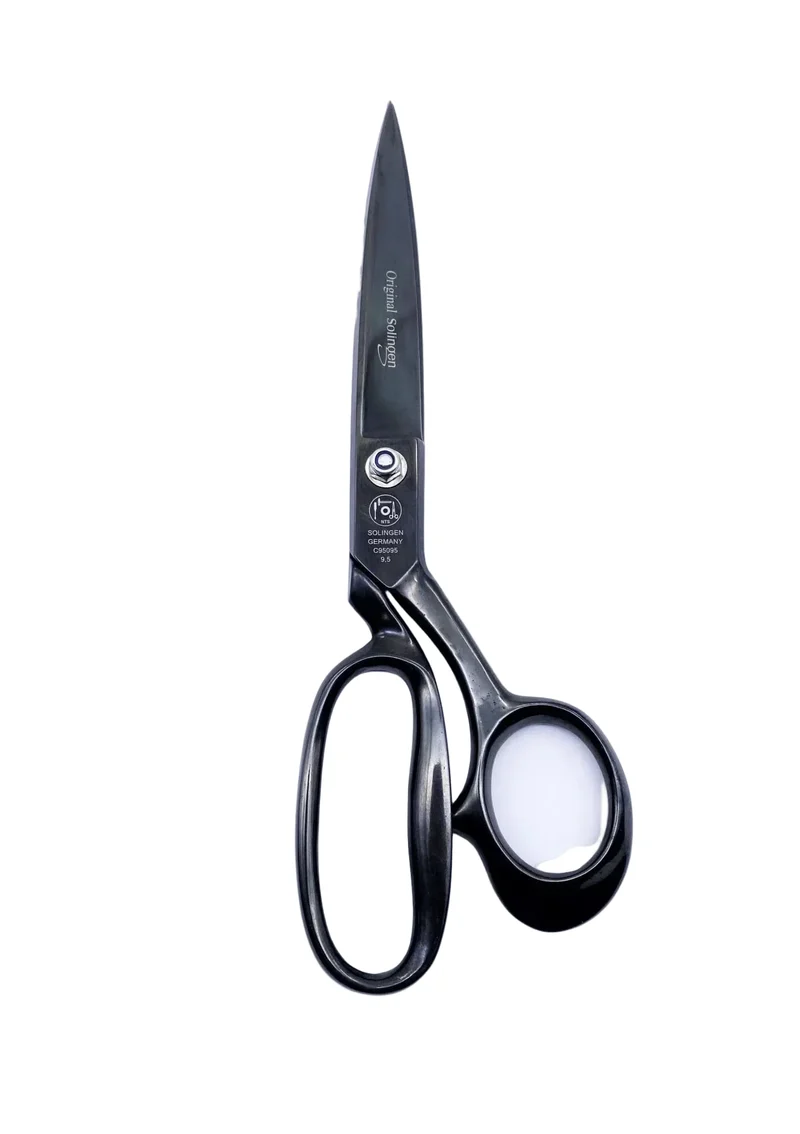 Black Edition Schneiderschere Textilschere Stoffschere Industrieschere, 24 cm 9,5" Zoll