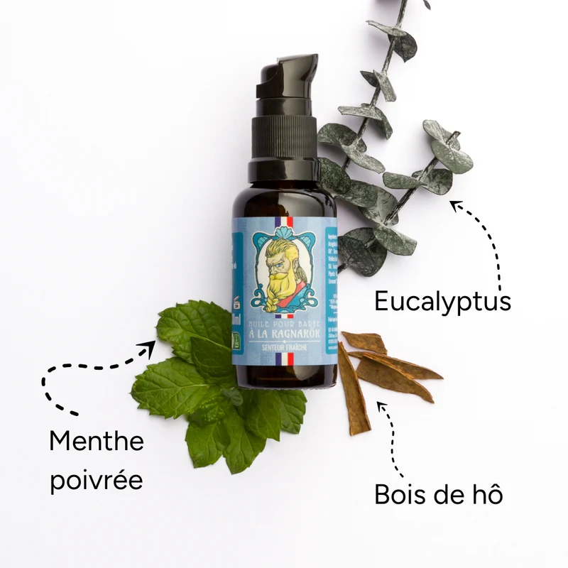 Huile pour barbe - Senteur Fraîche - à la Ragnarök