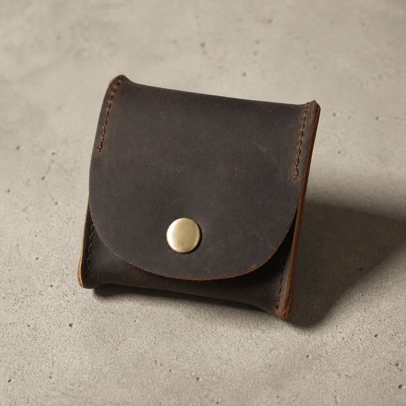 Porte-Monnaie Japonais Homme Cuir à Pièces Compact