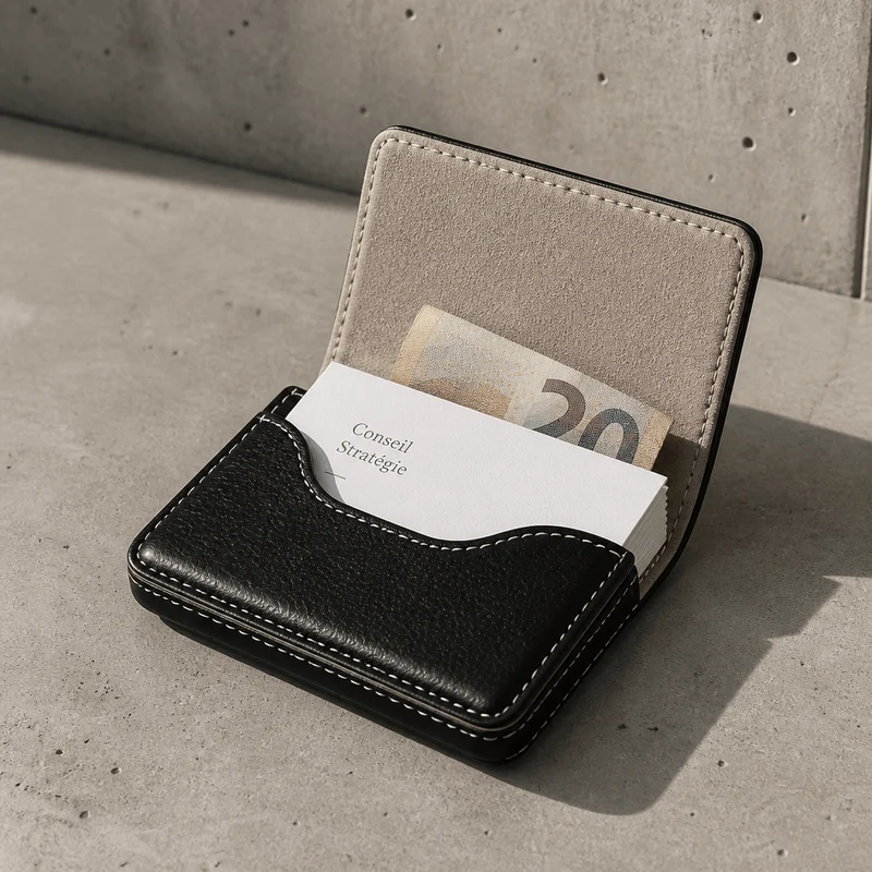 Porte-Cartes Homme Personnalisé Magnétique à Graver