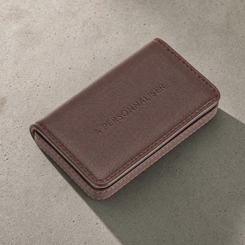 Porte-Cartes Homme Personnalisé Magnétique à Graver