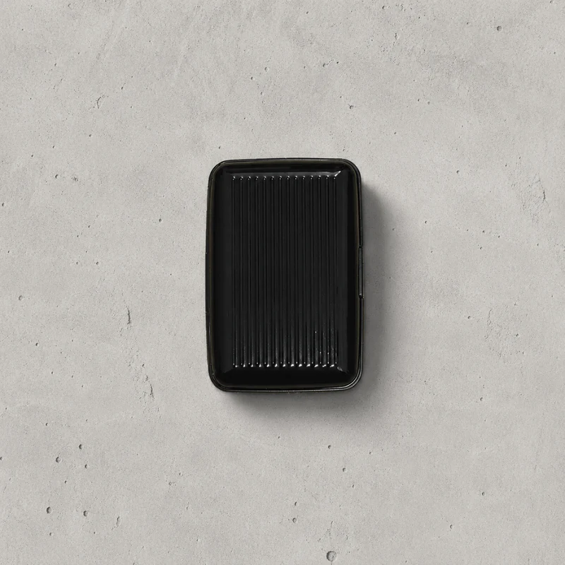 Porte-Cartes Homme Aluminium Compact à Soufflet