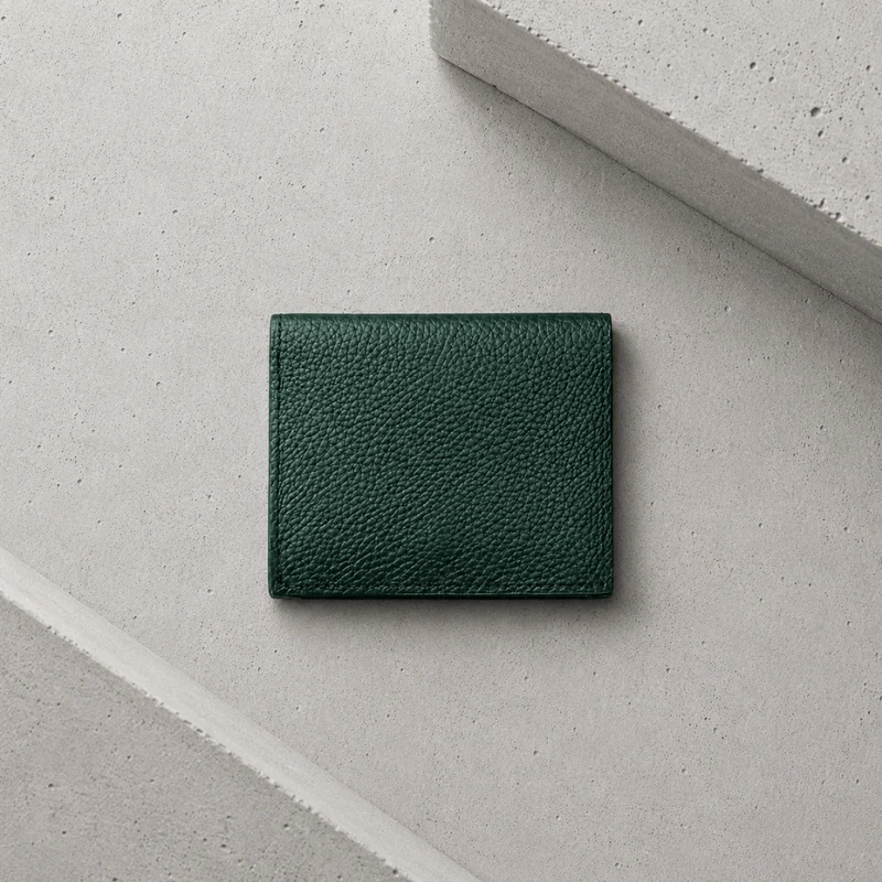 Porte-Cartes Homme en Cuir de Vache Véritable à Rabat