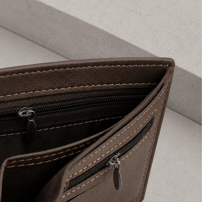 Portefeuille Homme Personnalisable Prénom et Date