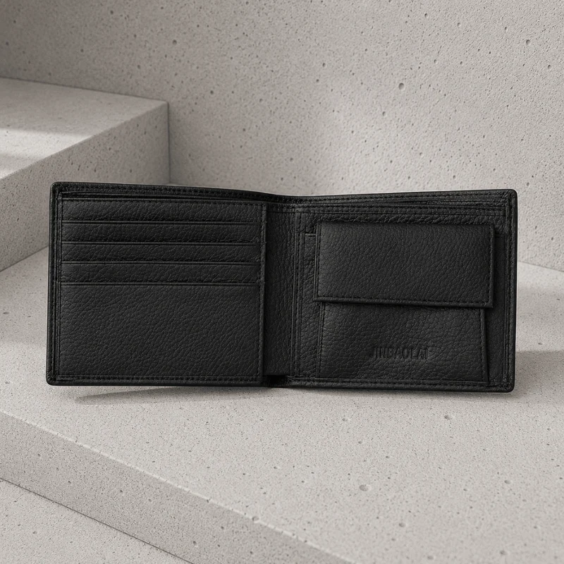 Portefeuille Cuir Gravé Homme, Prénom et Date