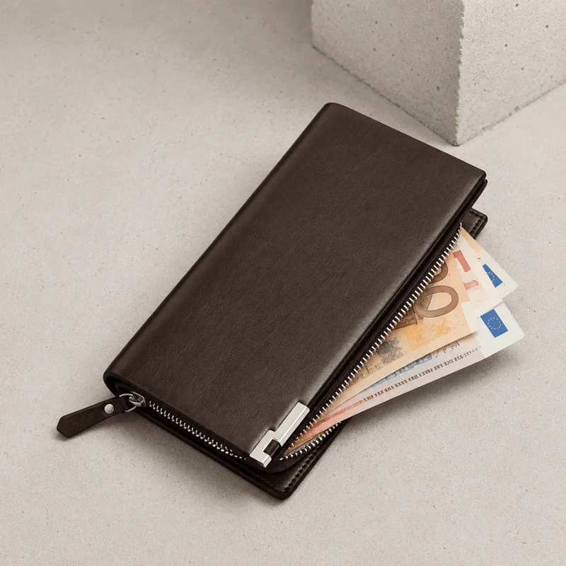 Grand Portefeuille Multifonction à Dragonne pour Homme