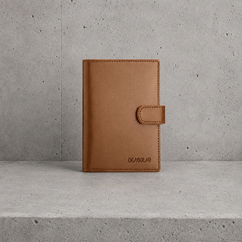 Portefeuille Passeport Homme Voyage et Grand Format