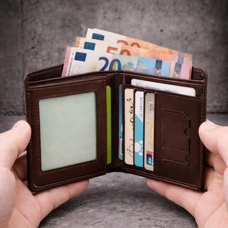 Portefeuille Homme Vertical RFID