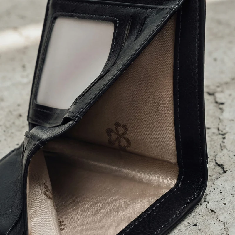 Portefeuille Homme Zippé RFID Porte-Monnaie 12 Cartes