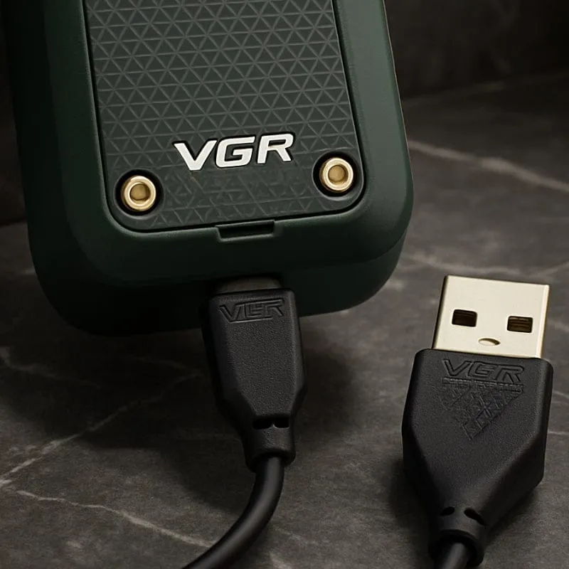 Tondeuse à barbe électrique homme USB