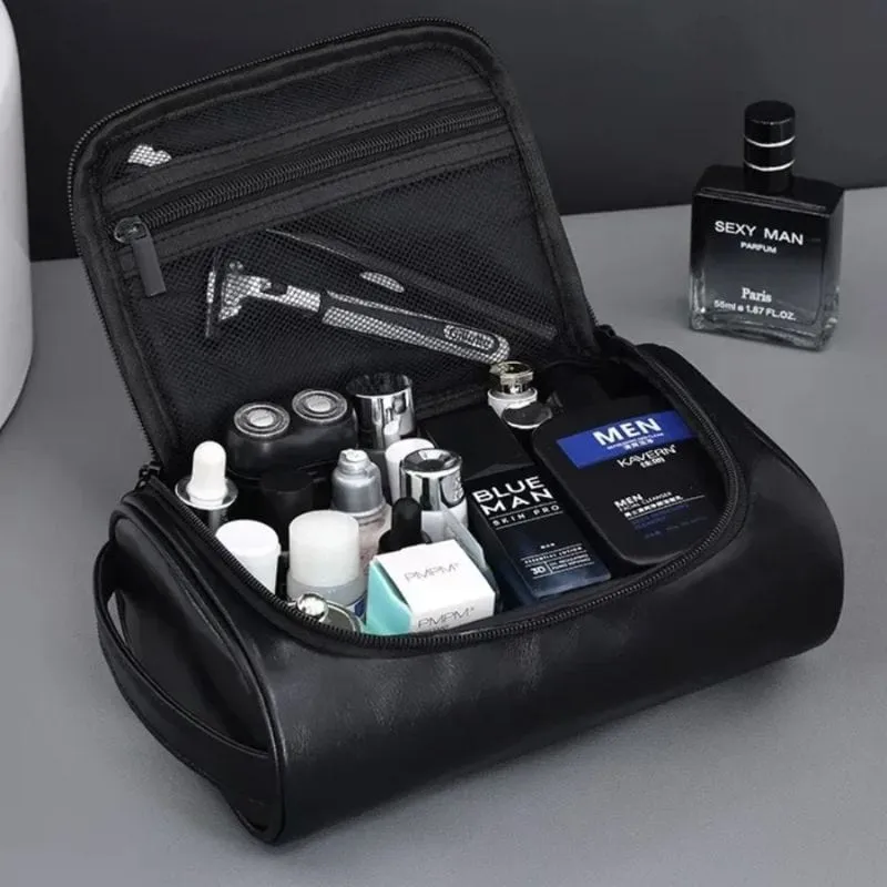 Trousse de toilette homme cuir luxe – Élégance et voyage