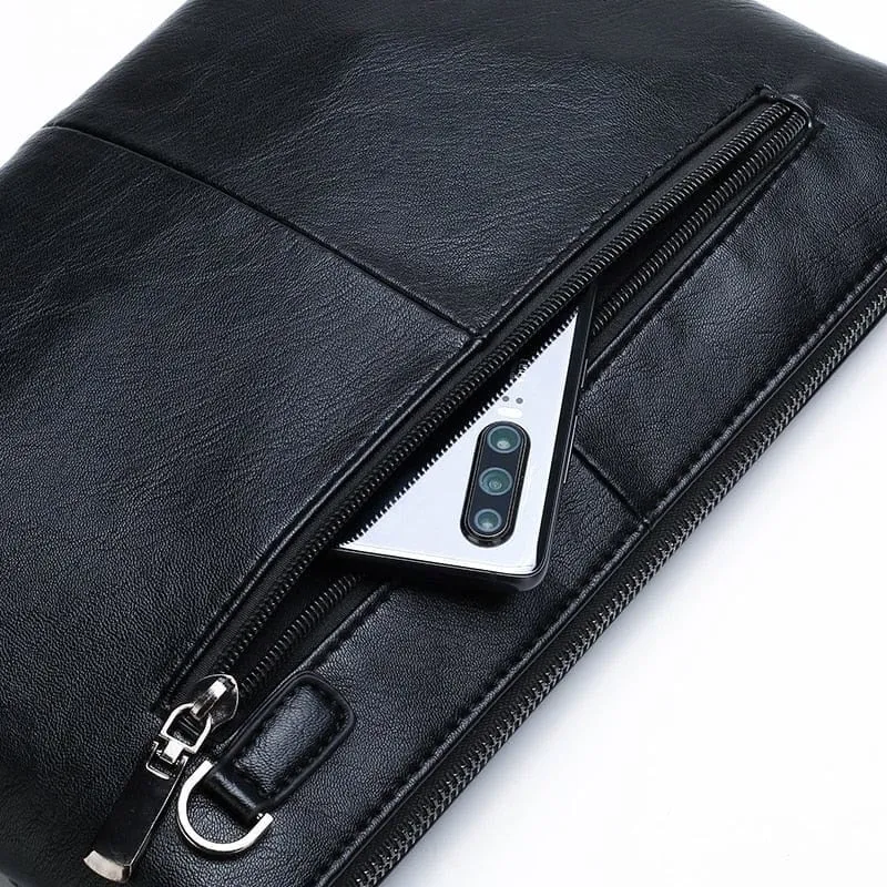 POCHETTE LUXE EN CUIR