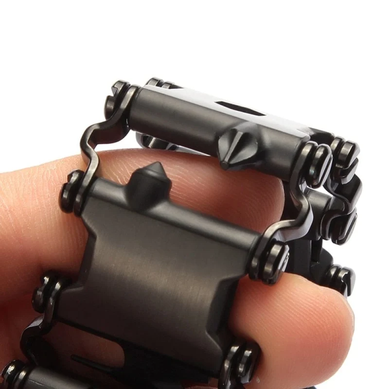 Bracelet Homme Outil, 29 Fonctions dans les Maillons