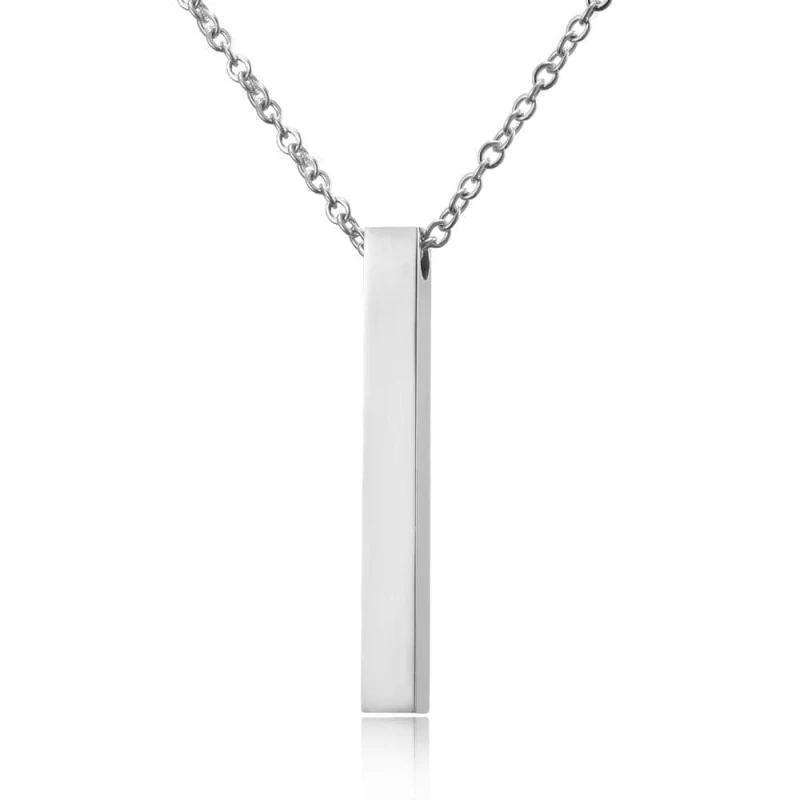 COLLIER À GRAVER EN ACIER INOXYDABLE