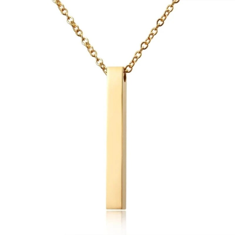 COLLIER À GRAVER EN ACIER INOXYDABLE