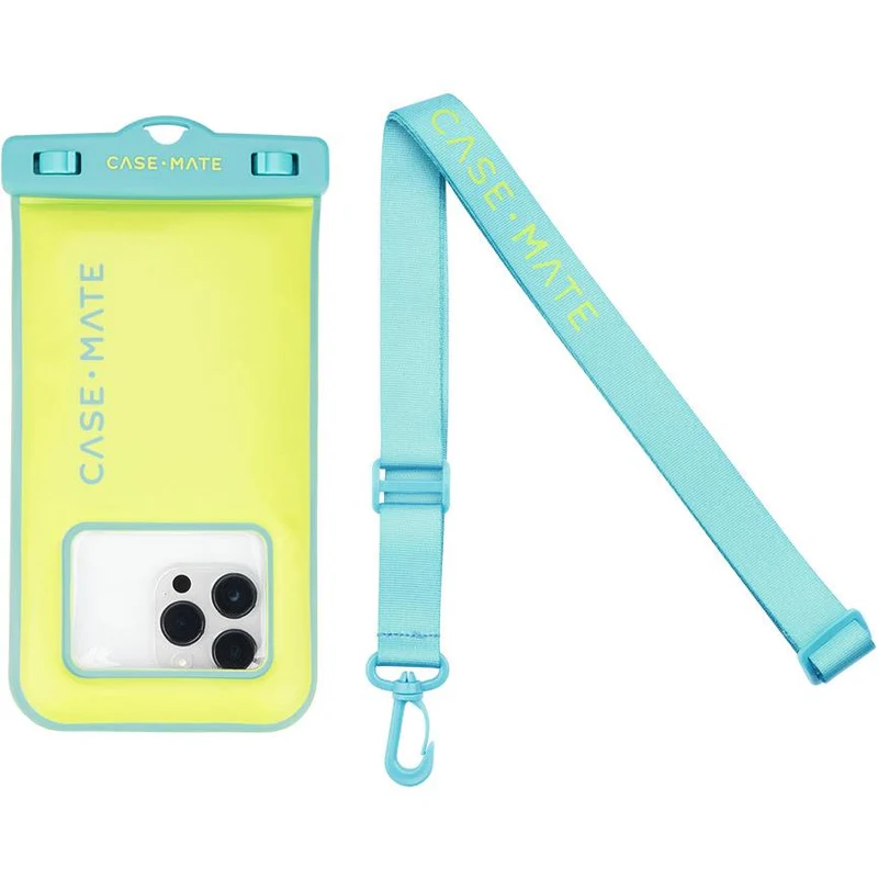 Case-Mate Waterproof Floating Pouch (Lime/Blue)