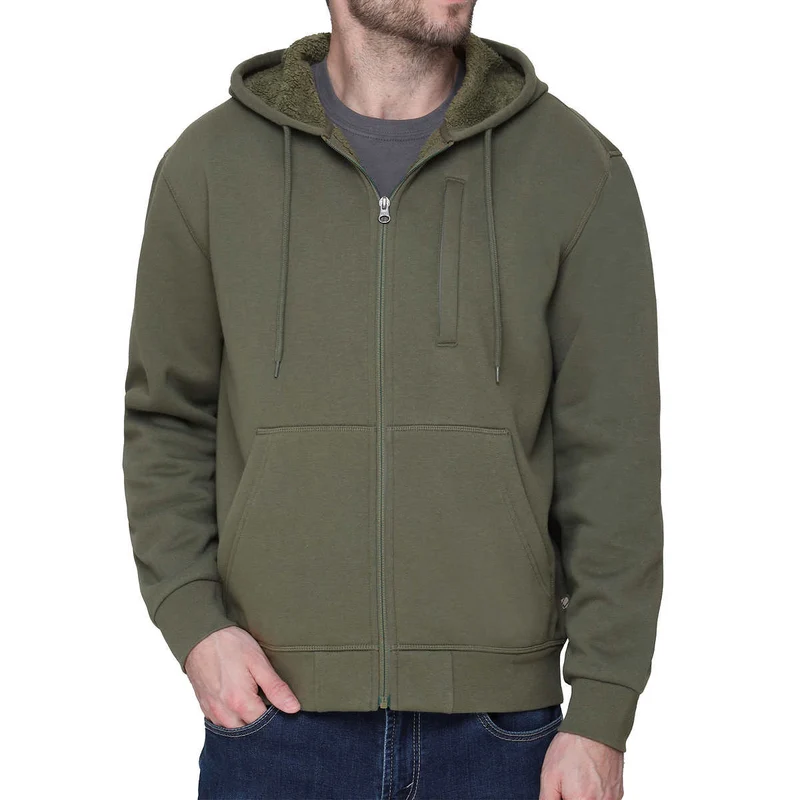 THE BC CLOTHING CO - Coton Ouaté à Capuche Zippé pour Homme