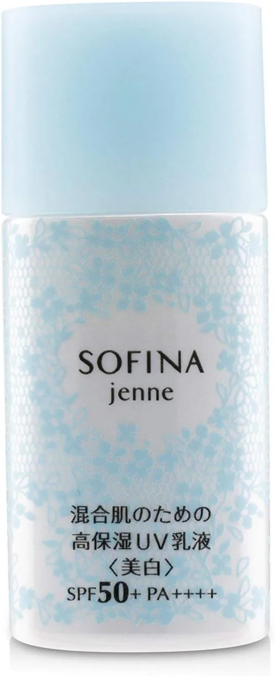 Sofina Jenne SPF 50+ PA++++ High Moisturizing UV Lotion for Mixed Skin
