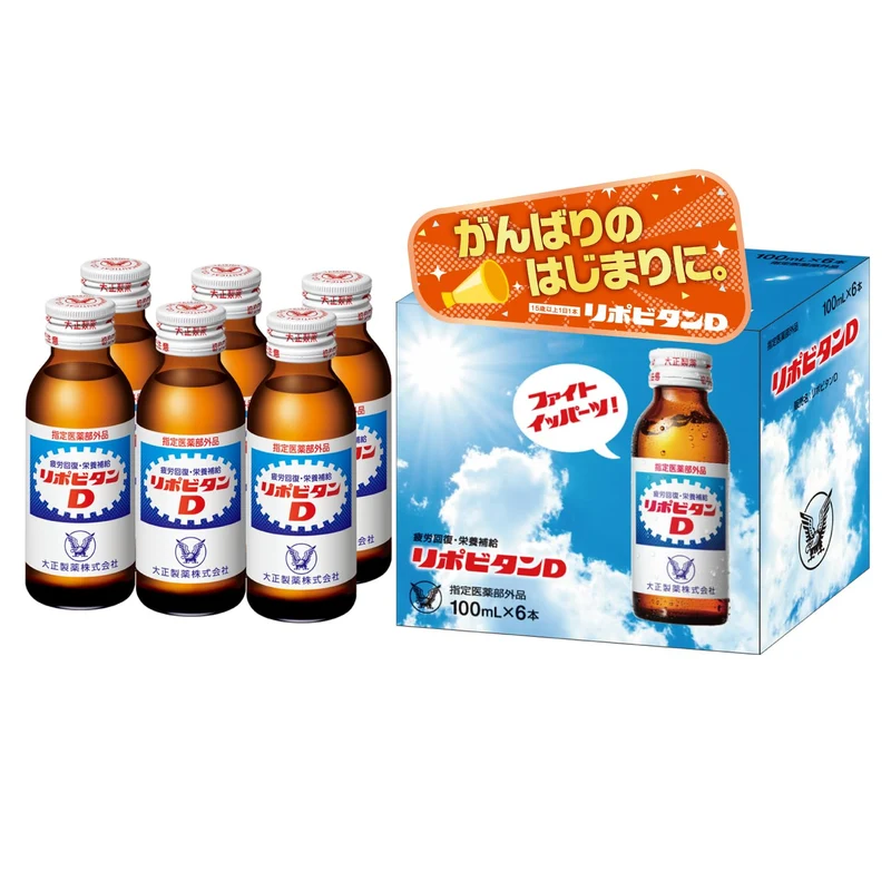 Taisho Lipovitan D 100 mL Bottled Energy Drink