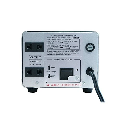Kashimura Transformer AC100V - AC220V ~ 240V / 1500W Aplug A/C dual NTI-20