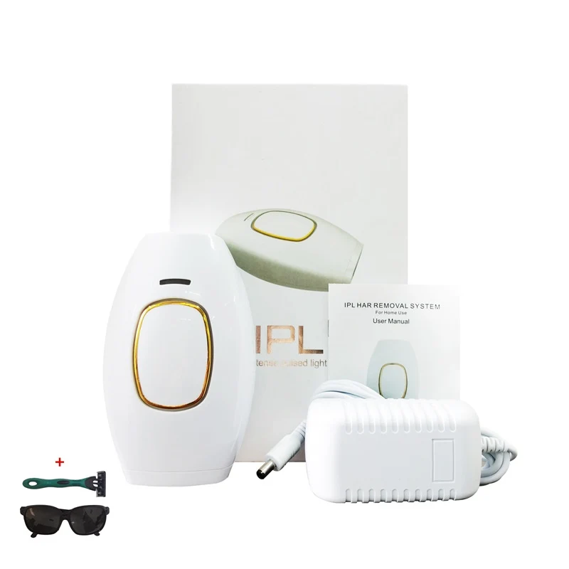 Appareil d’épilation IPL à domicile — Lumière pulsée — Rechargeable