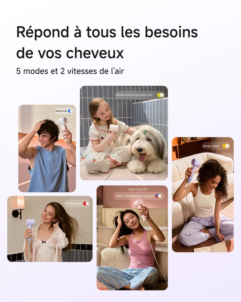 Laifen Air Sèche-cheveux Haute Vitesse