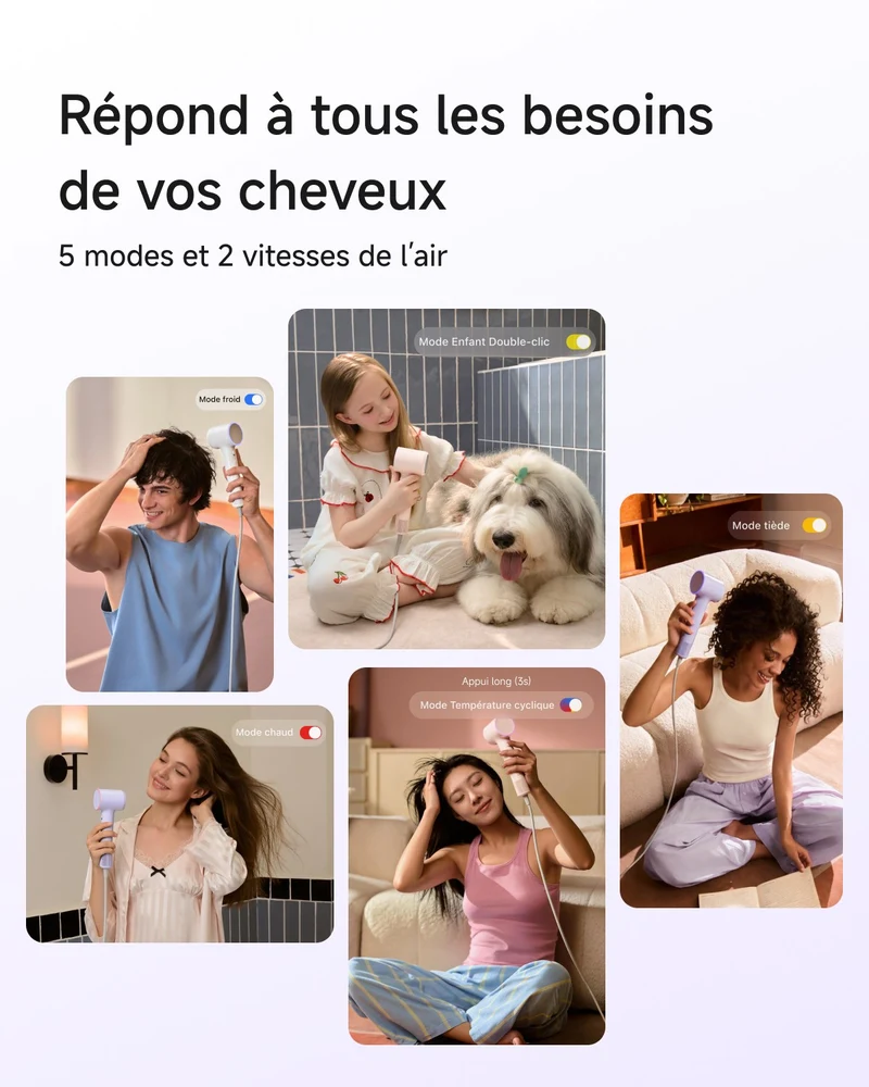 Laifen Air Sèche-cheveux Haute Vitesse
