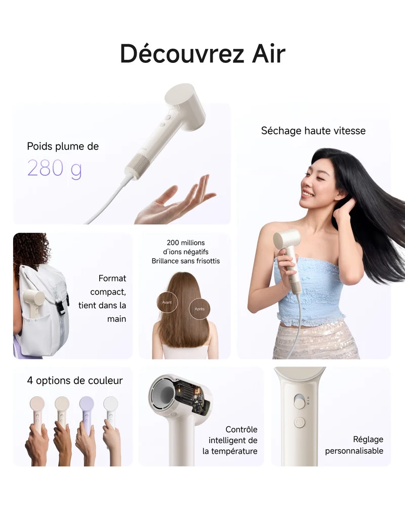 Laifen Air Sèche-cheveux Haute Vitesse
