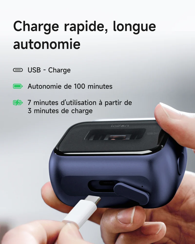Rasoir électrique Laifen P3 Pro - Collection Bleu Royal