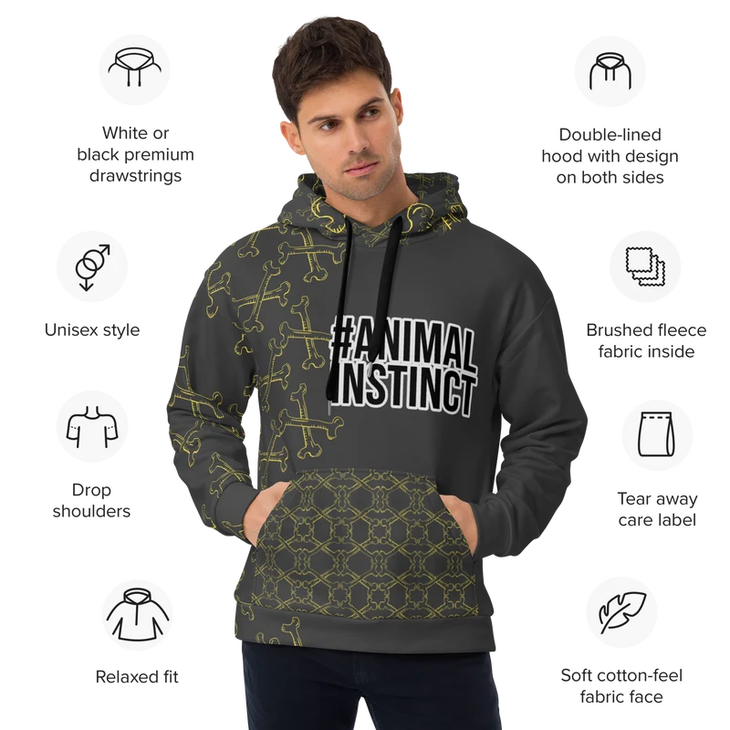 #animalinstinct Unisex Hoodie
