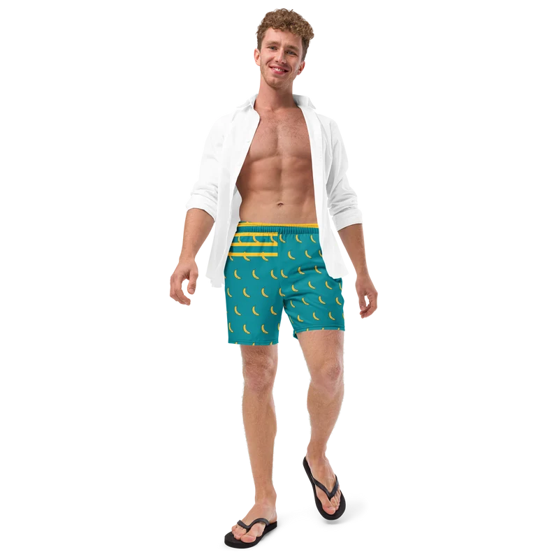 Men's Banana's swim trunks